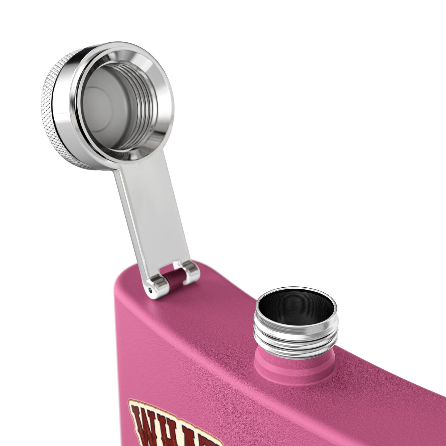 Happens At Campfire  Stainless Steel Flask, 6oz