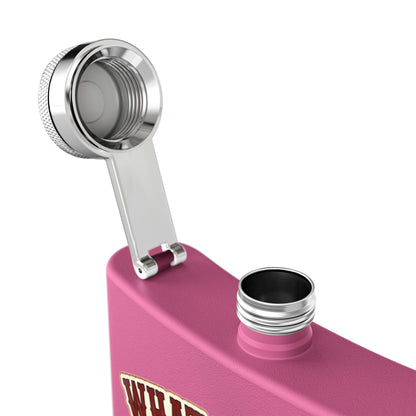 Happens At Campfire  Stainless Steel Flask, 6oz