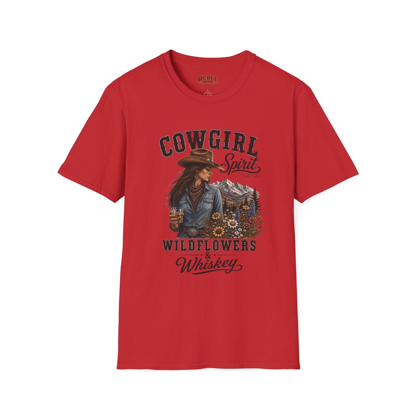 Cowgirl Spirit   Adult Size T-Shirt