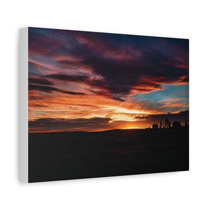 Country Sunset Matte Canvas Art