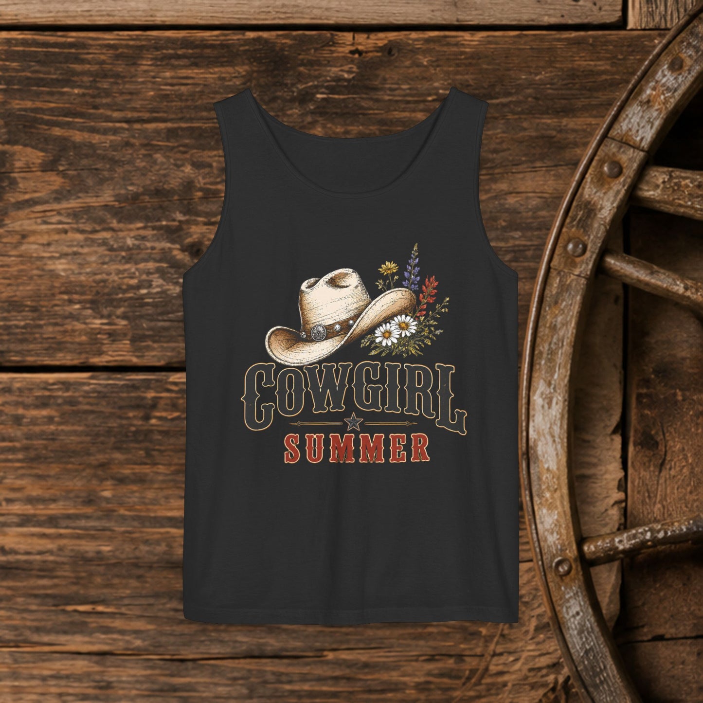 Cowgirl Summer   Adult Unisex Tank Top