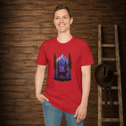 Twilight Buck   Adult Size T-Shirt