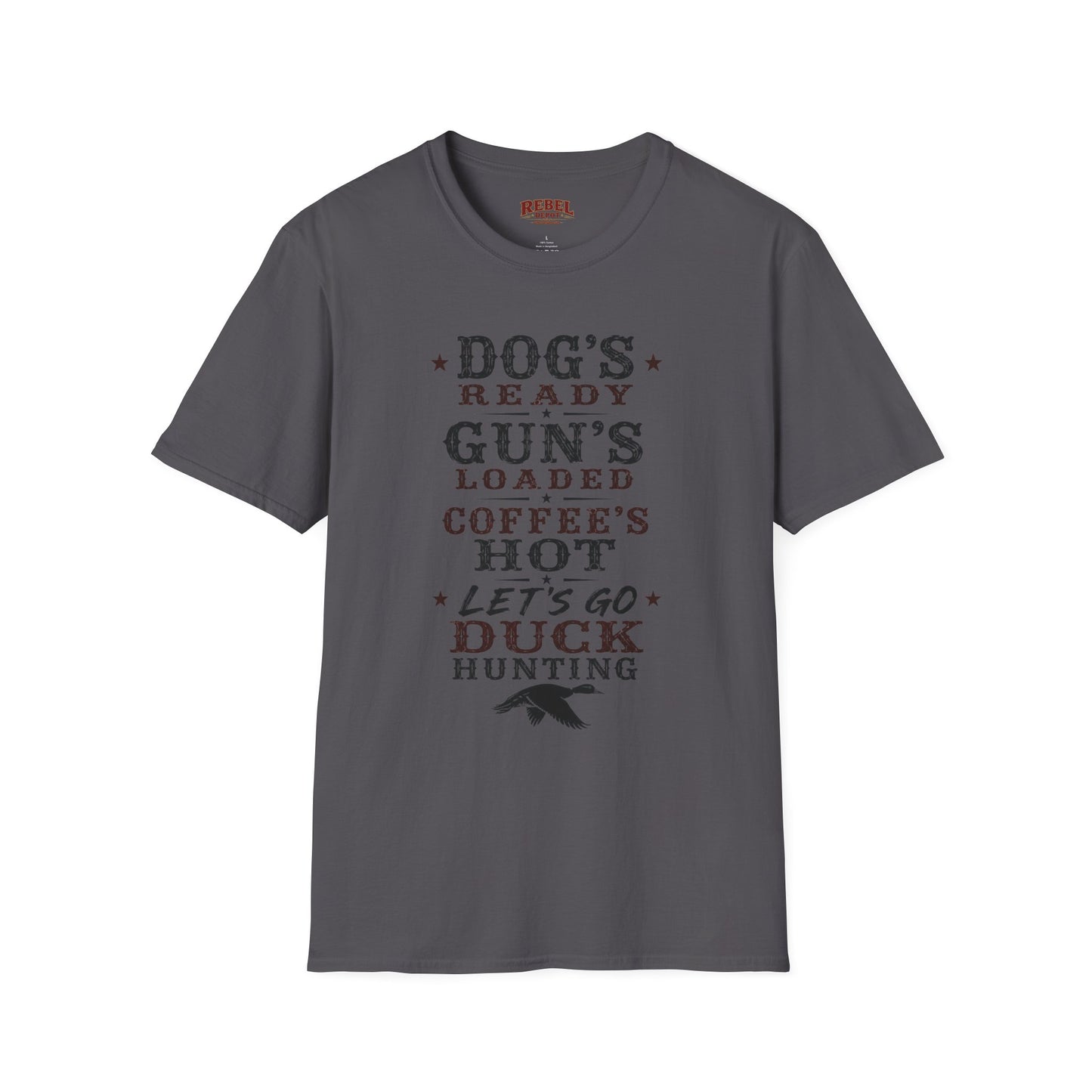 Dog Gun Duck  Adult Size T-Shirt