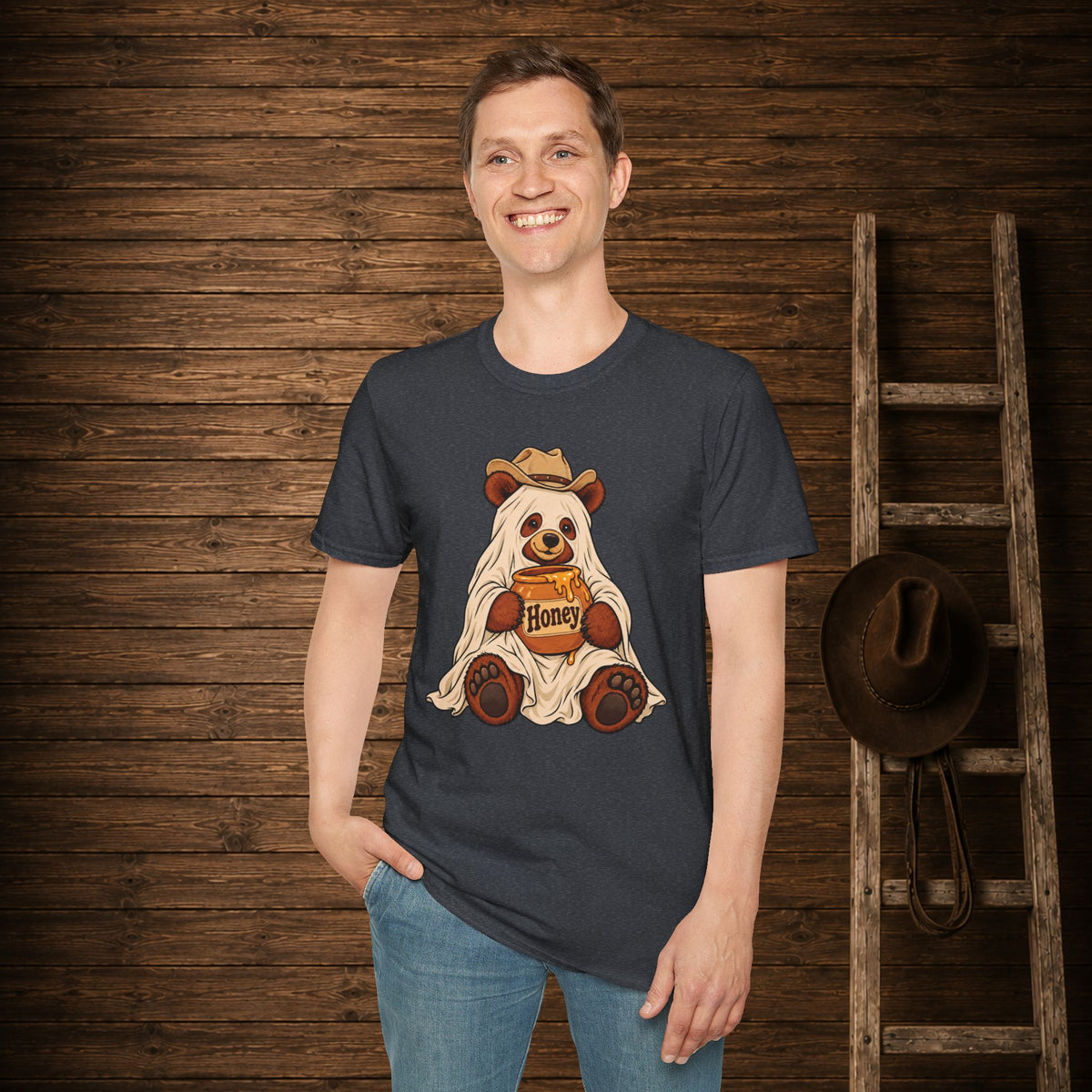 Boo Bear   Adult Size T-Shirt
