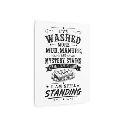 I've Washed  Metal Art Sign