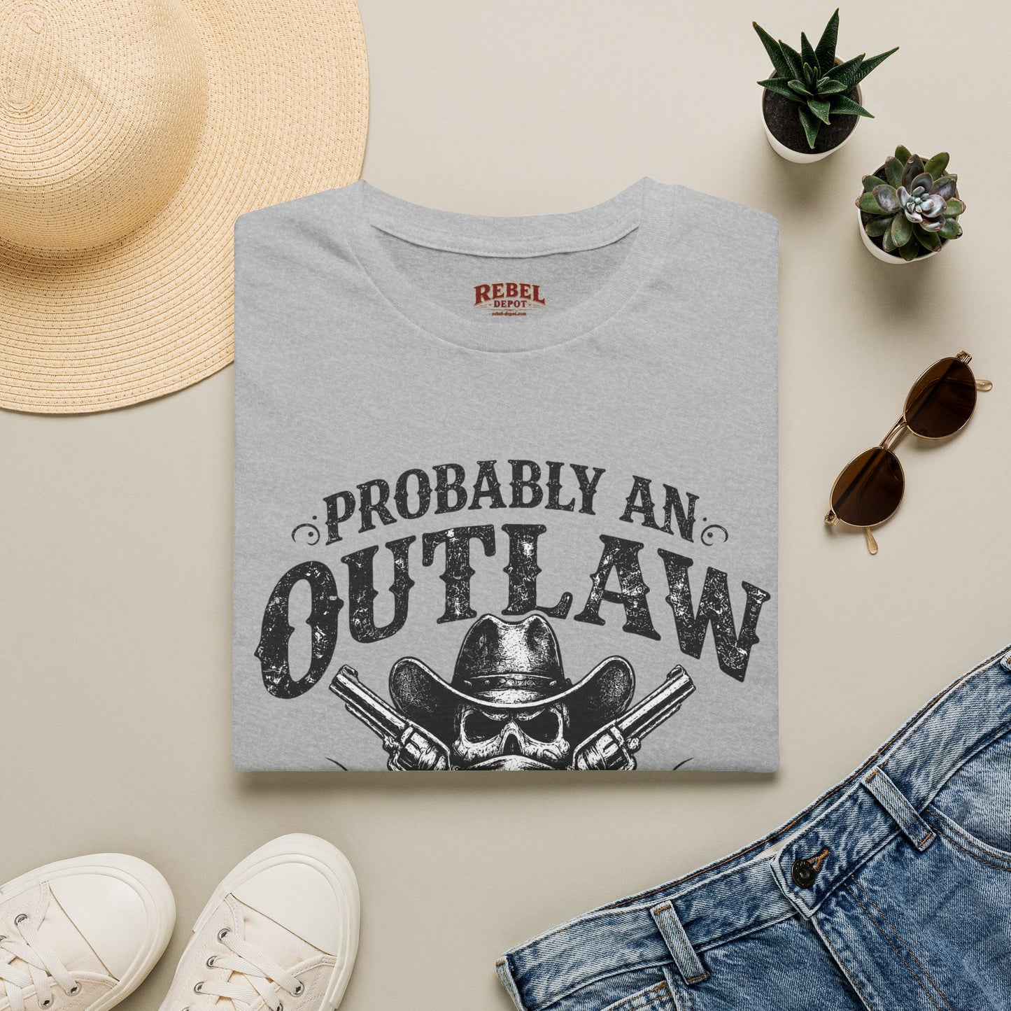 Probably An Outlaw Cowboy T-Shirt