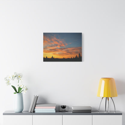 Country Sunrise  Matte Canvas Art