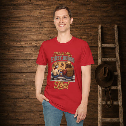 My First Rodeo Too   Adult Size T-Shirt