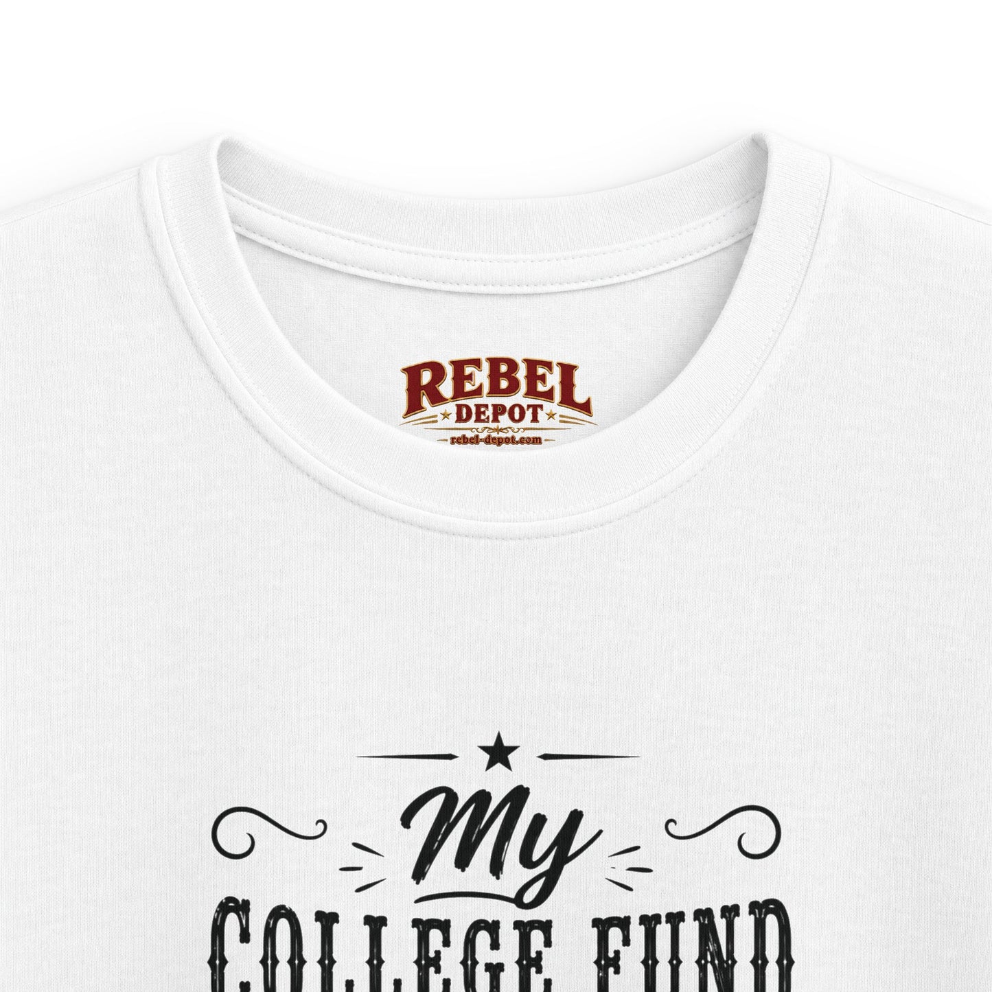My College Fund   Kids size T-Shirts