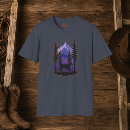 Twilight Buck   Adult Size T-Shirt