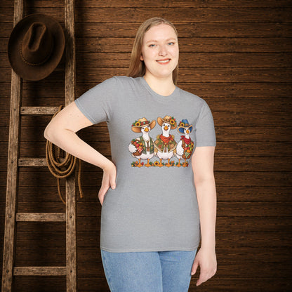 Fall Geese  Adult Size T-Shirt