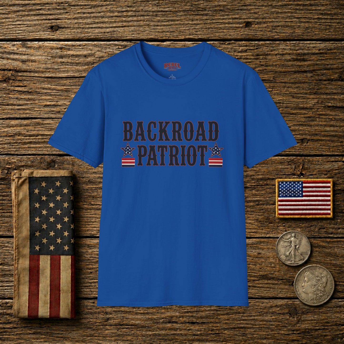 Backroad Patriot  Adult Size T-Shirt