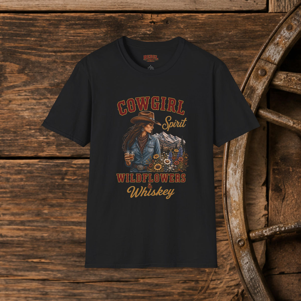 Cowgirl Spirit   Adult Size T-Shirt