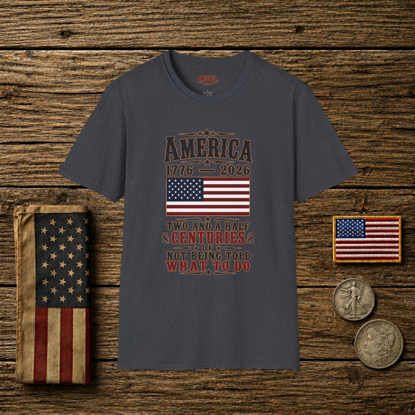 America 1776-2026  Adult Size T-Shirt