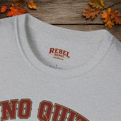 No Quit Bulldogging  Adult T-Shirt