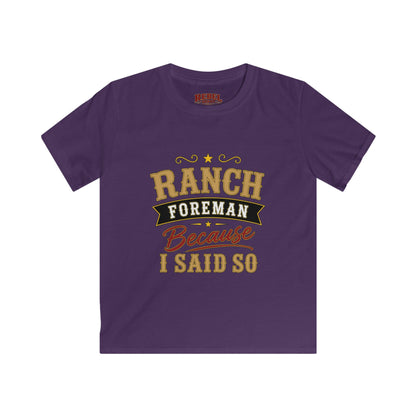 Ranch Foreman Kids T-Shirts