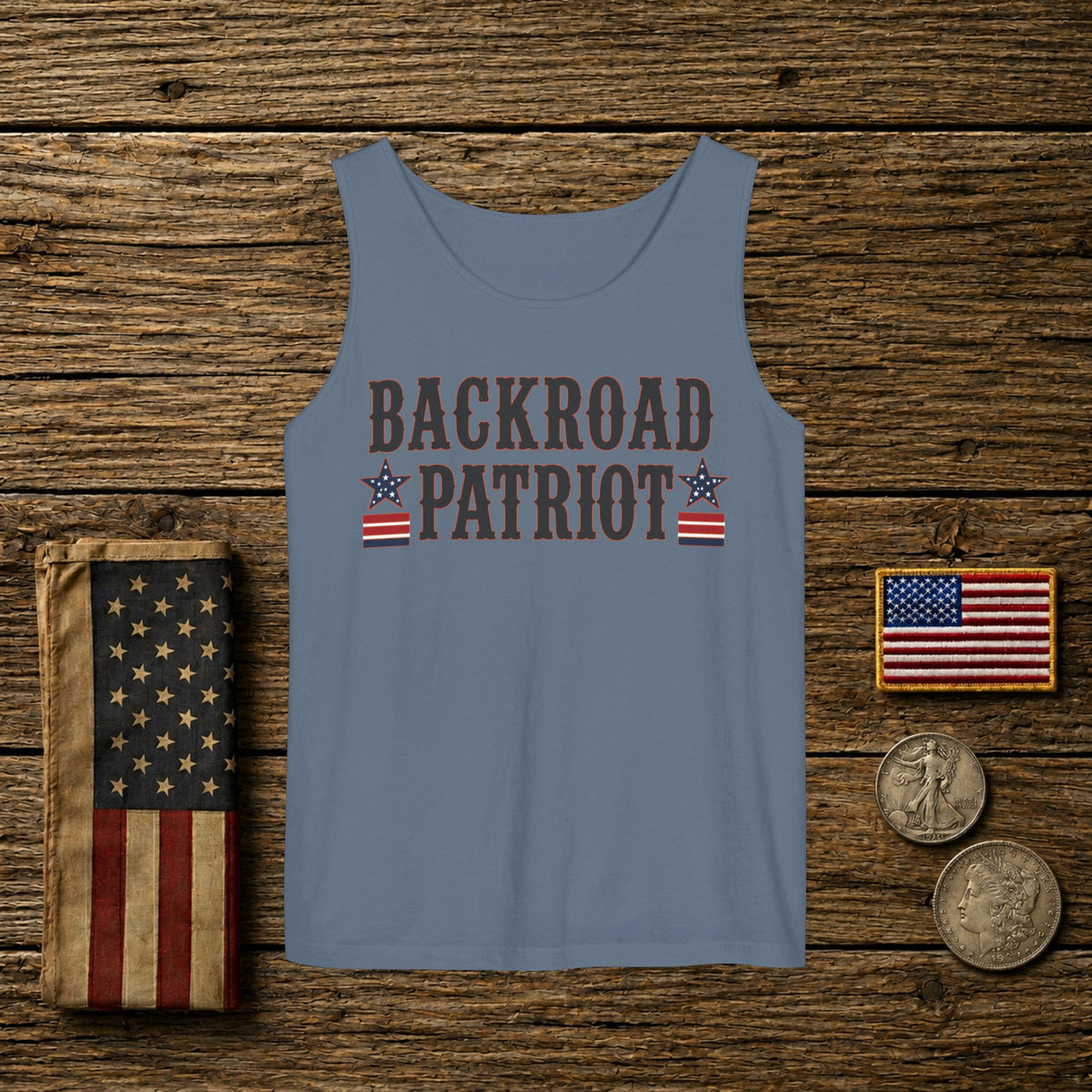 Backroad Patriot   Adult Unisex Tank Top