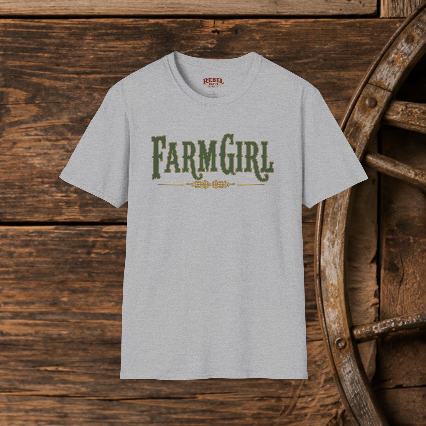 Farm Girl  Adult T-Shirt