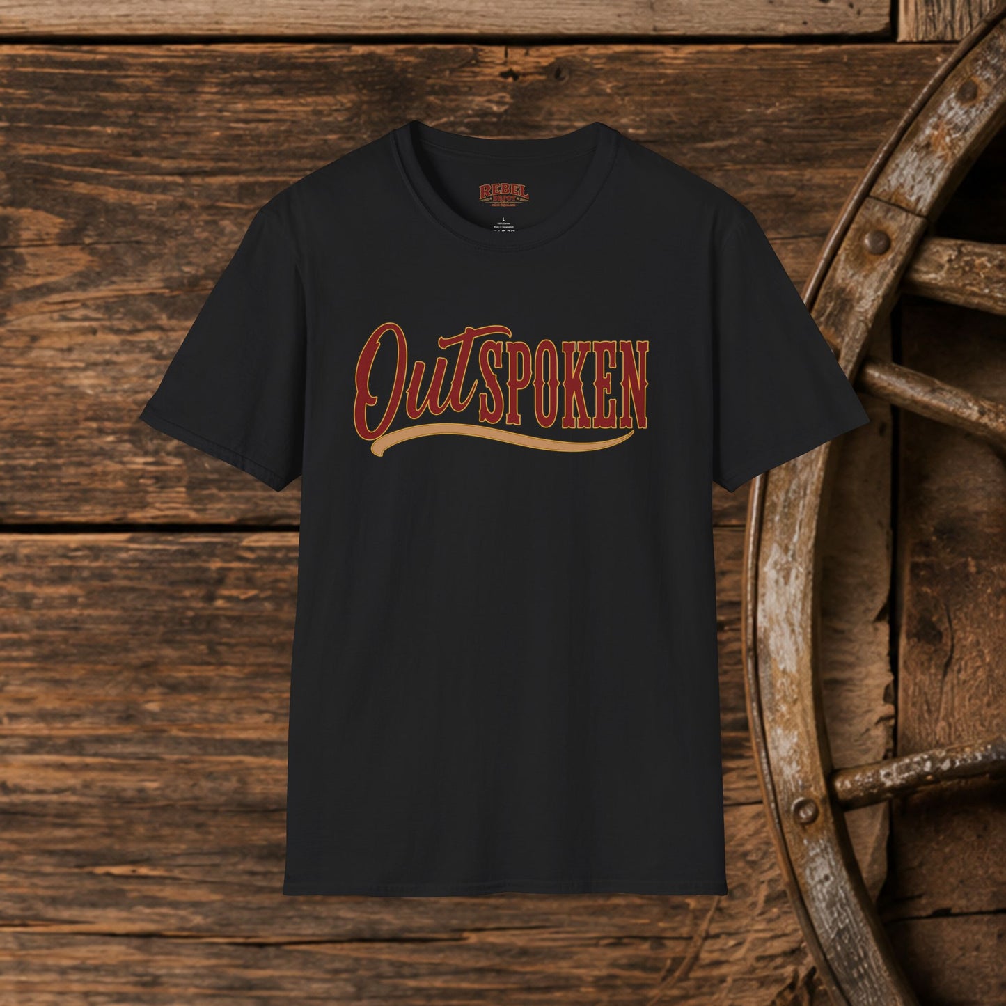 OutSpoken Cowgirl  Adult T-Shirt