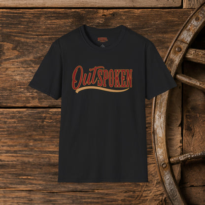 OutSpoken Cowgirl  Adult T-Shirt