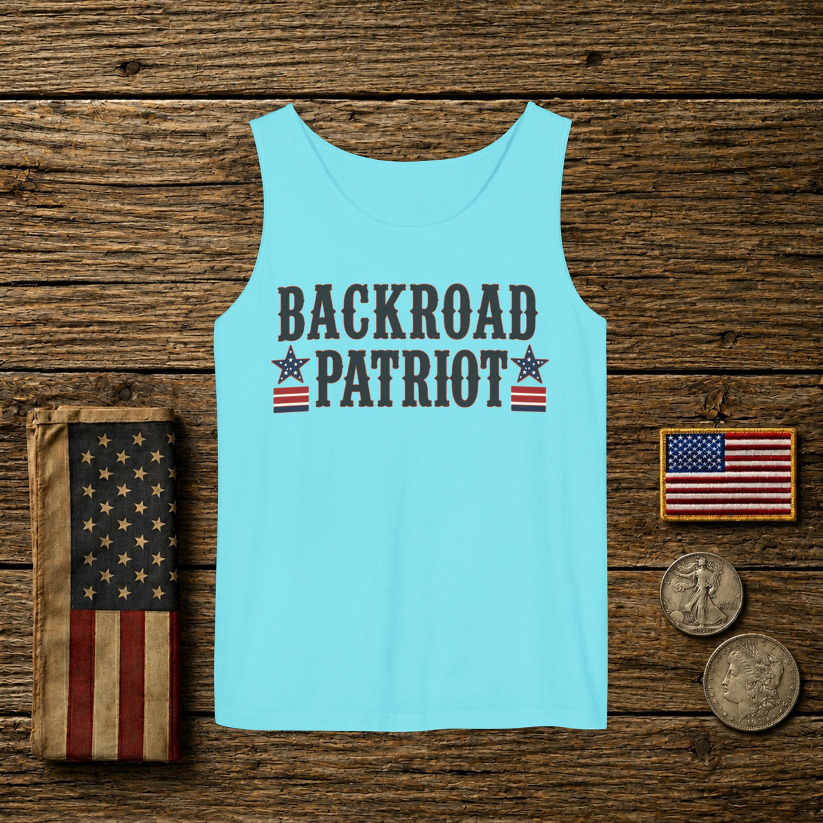 Backroad Patriot   Adult Unisex Tank Top