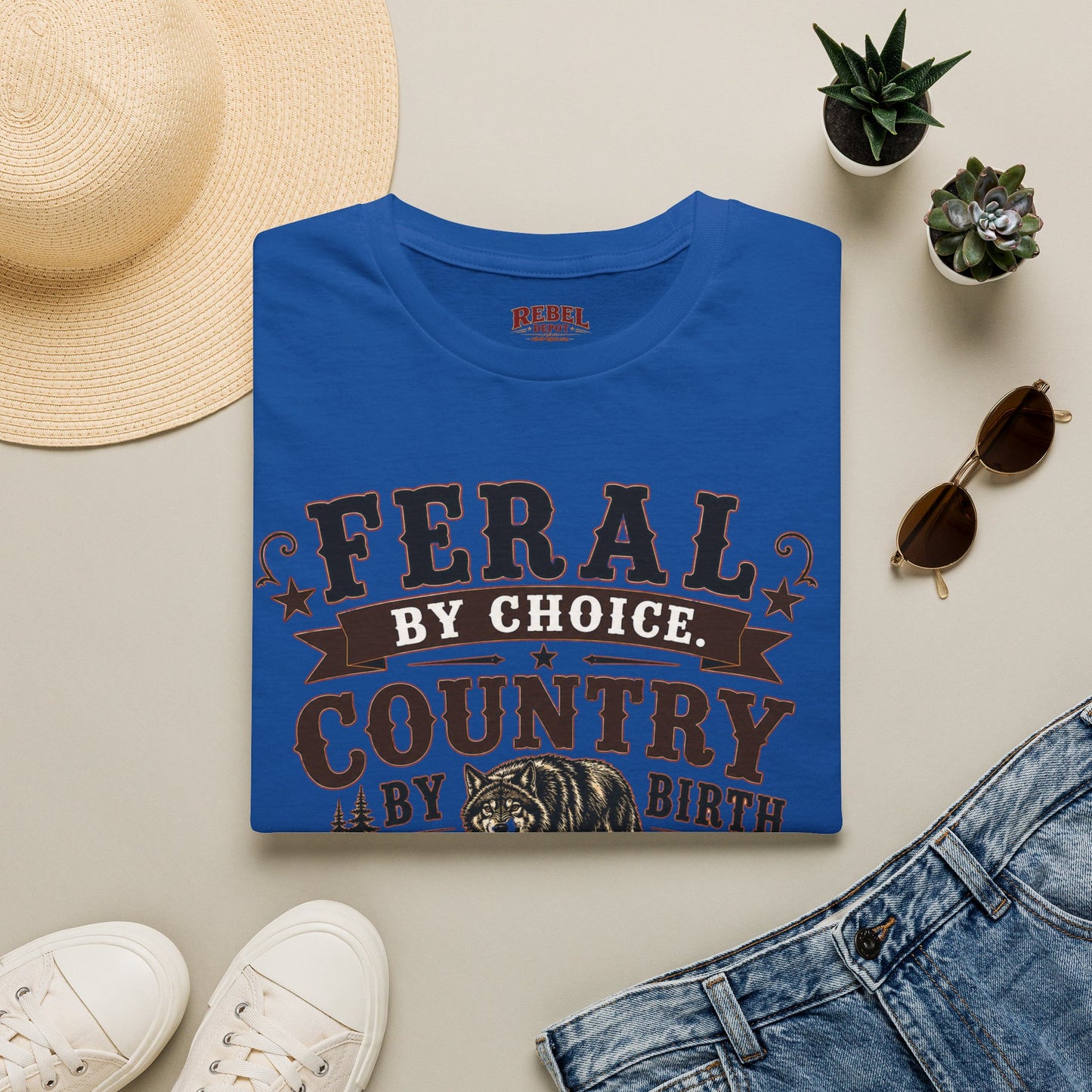 Feral By Choice  Adult Size T-Shirt