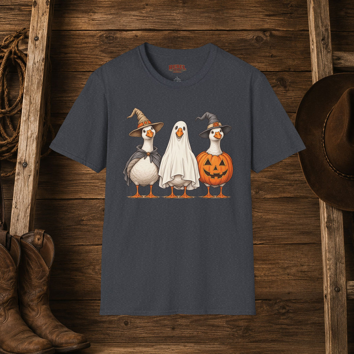Spooky Geese   Adult Size T-Shirt