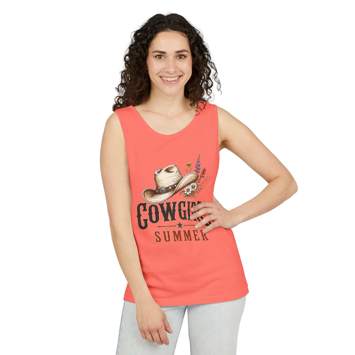 Cowgirl Summer   Adult Unisex Tank Top