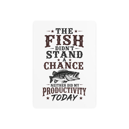 Fish Productivity  Metal Art Sign
