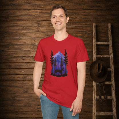 Twilight Pronghorn   Adult Size T-Shirt