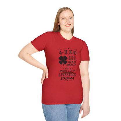4-H Kid Drama Adult Size T-Shirt