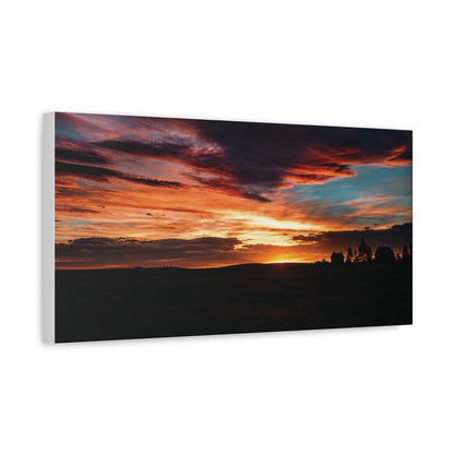 Country Sunset Matte Canvas Art