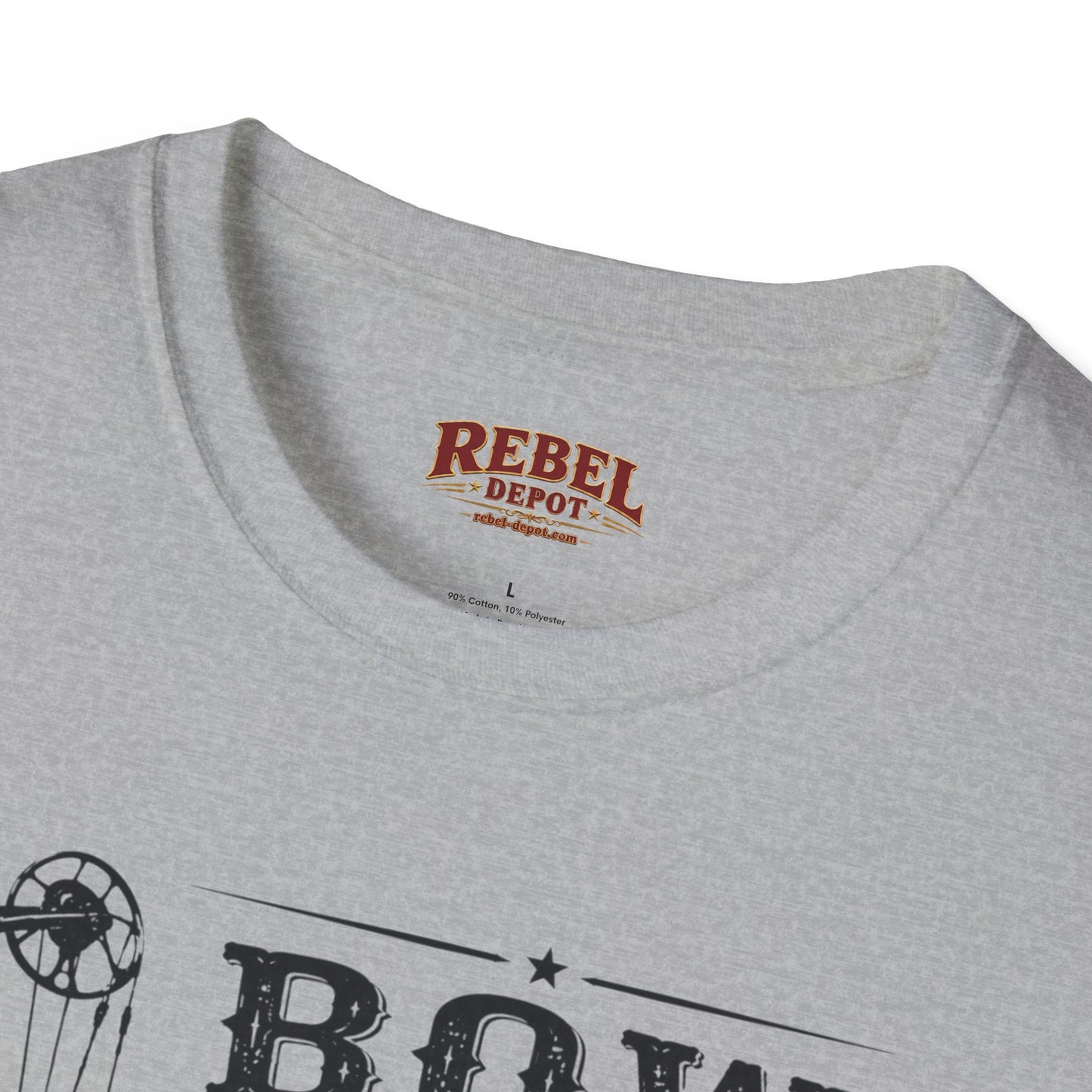Bow Boots Coffee  Adult Size T-Shirt