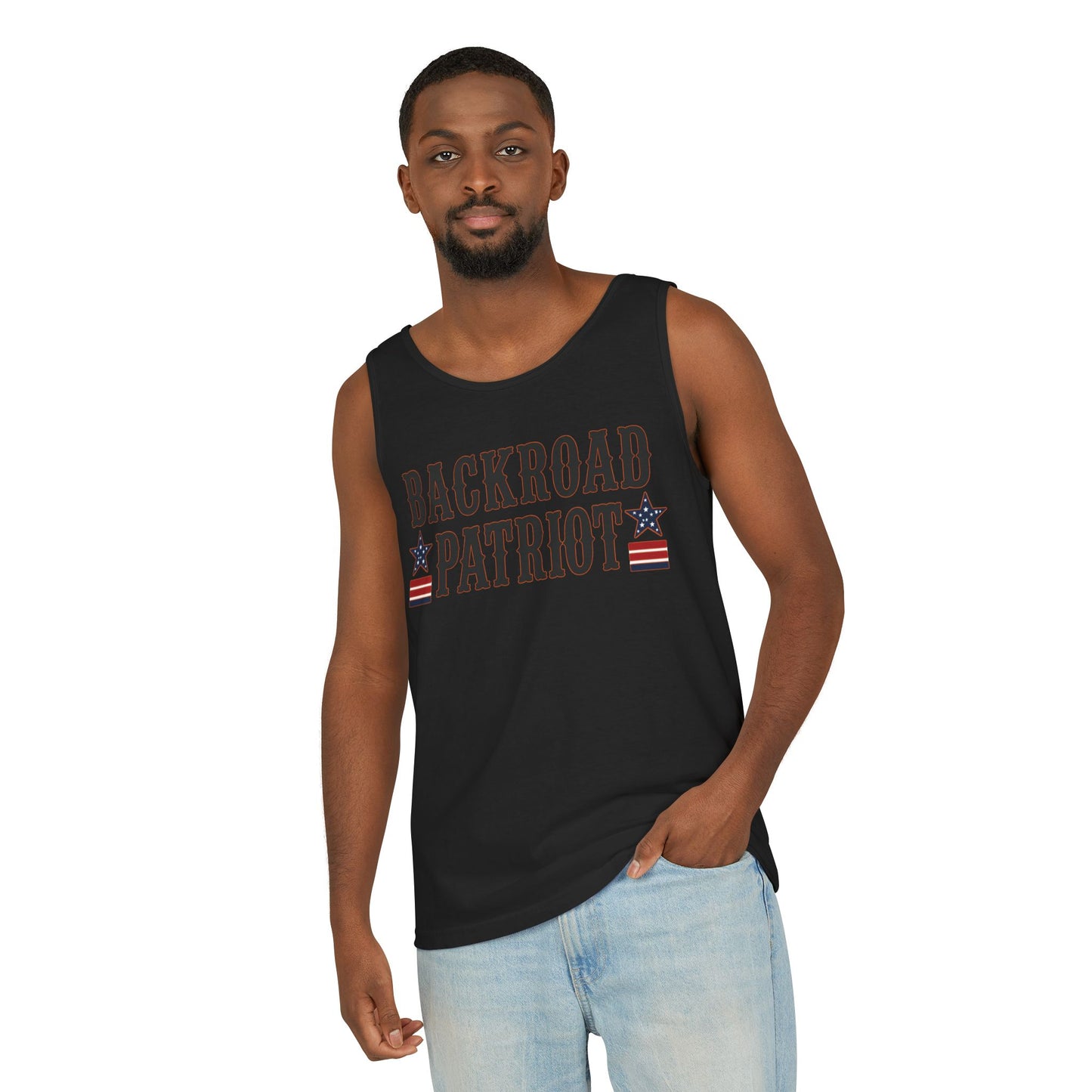 Backroad Patriot   Adult Unisex Tank Top  *ON SALE 25% OFF AT CHECKOUT!*
