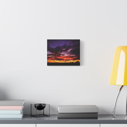 Ranch Sunset Matte Canvas Art