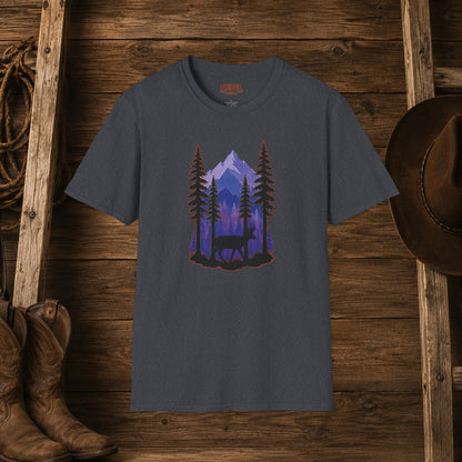 Twilight Pronghorn   Adult Size T-Shirt