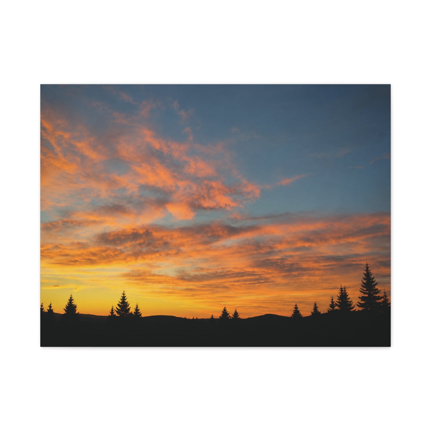 Country Sunrise  Matte Canvas Art