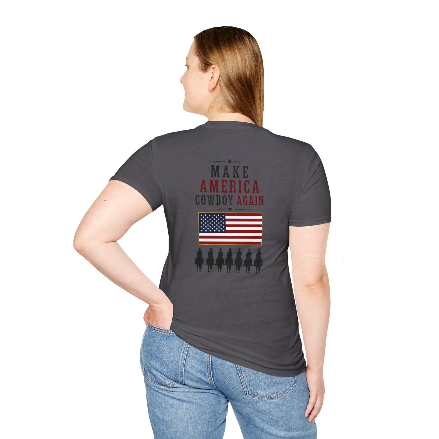 Make America Cowboy Again (Back) T-Shirt