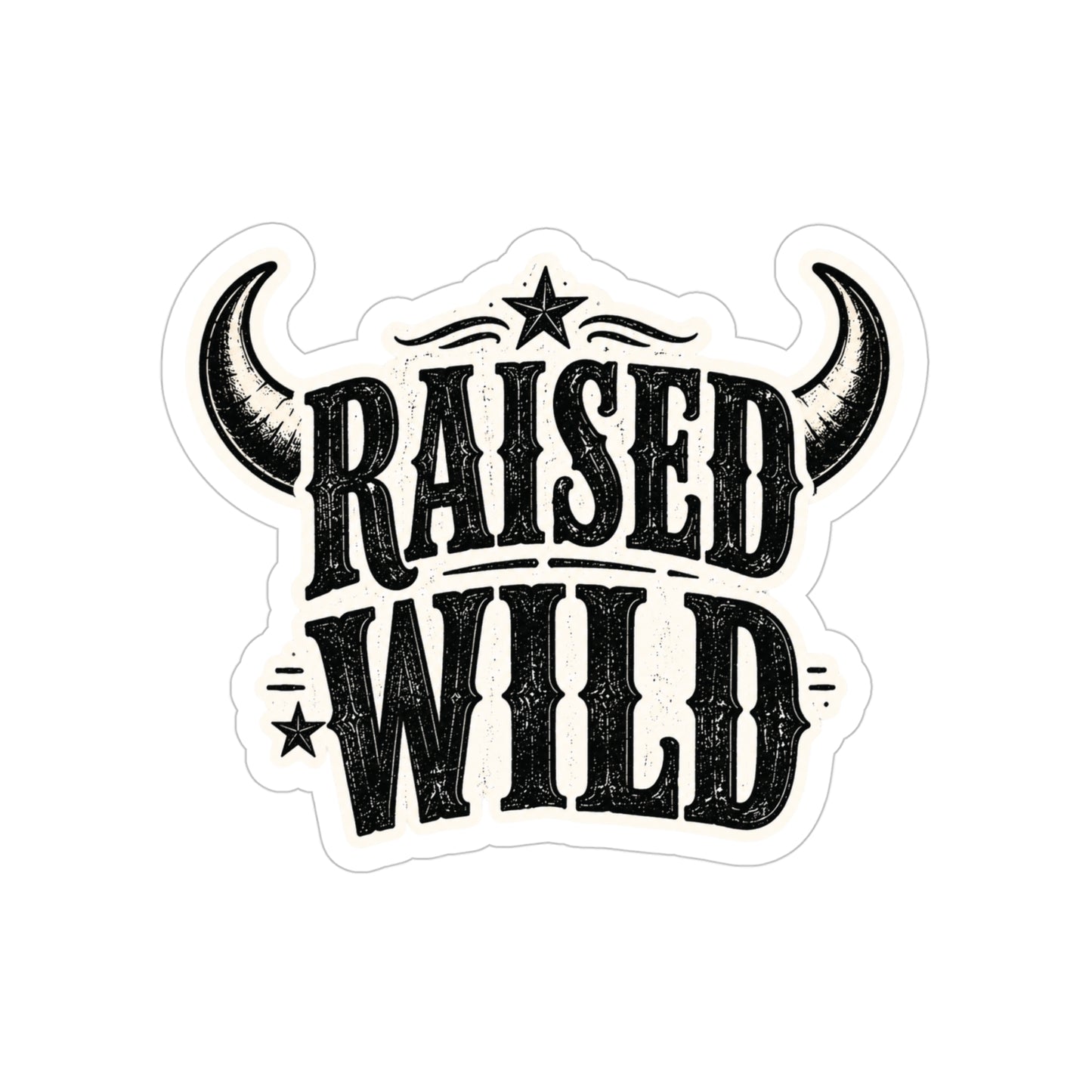Raised Wild  Transparent Outdoor Vinyl