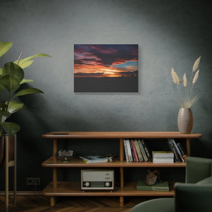 Country Sunset Matte Canvas Art