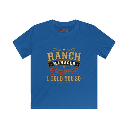 Ranch Manager Kids T-Shirts