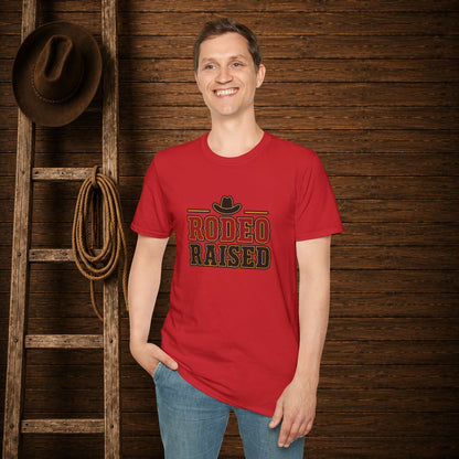 Rodeo Raised  Adult T-Shirt