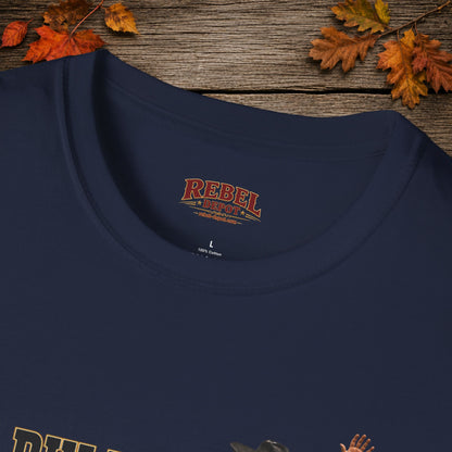 Bull Ran Out Of Time (Front)  Adult T-Shirt
