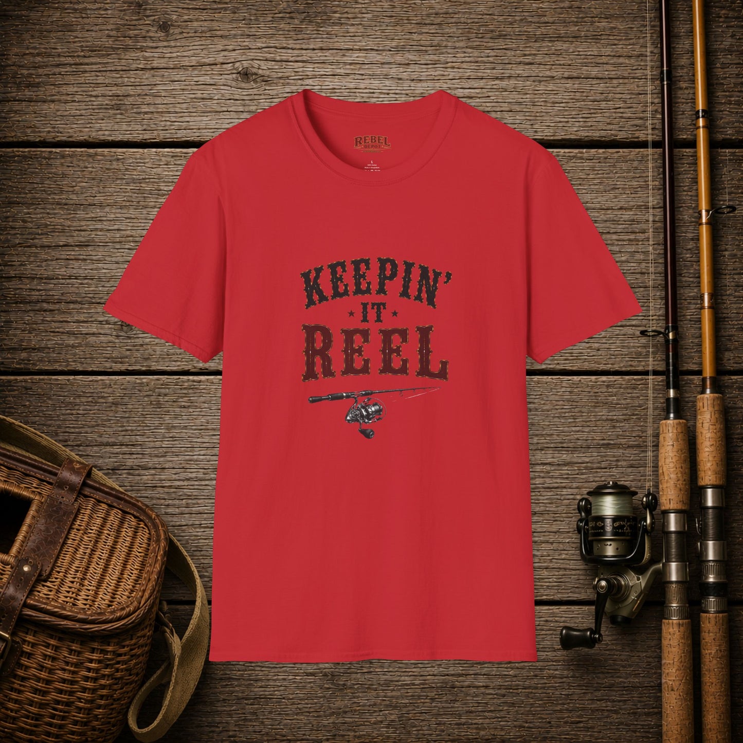Keepin It Reel   Adult Size T-Shirt
