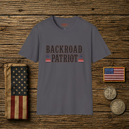 Backroad Patriot  Adult Size T-Shirt