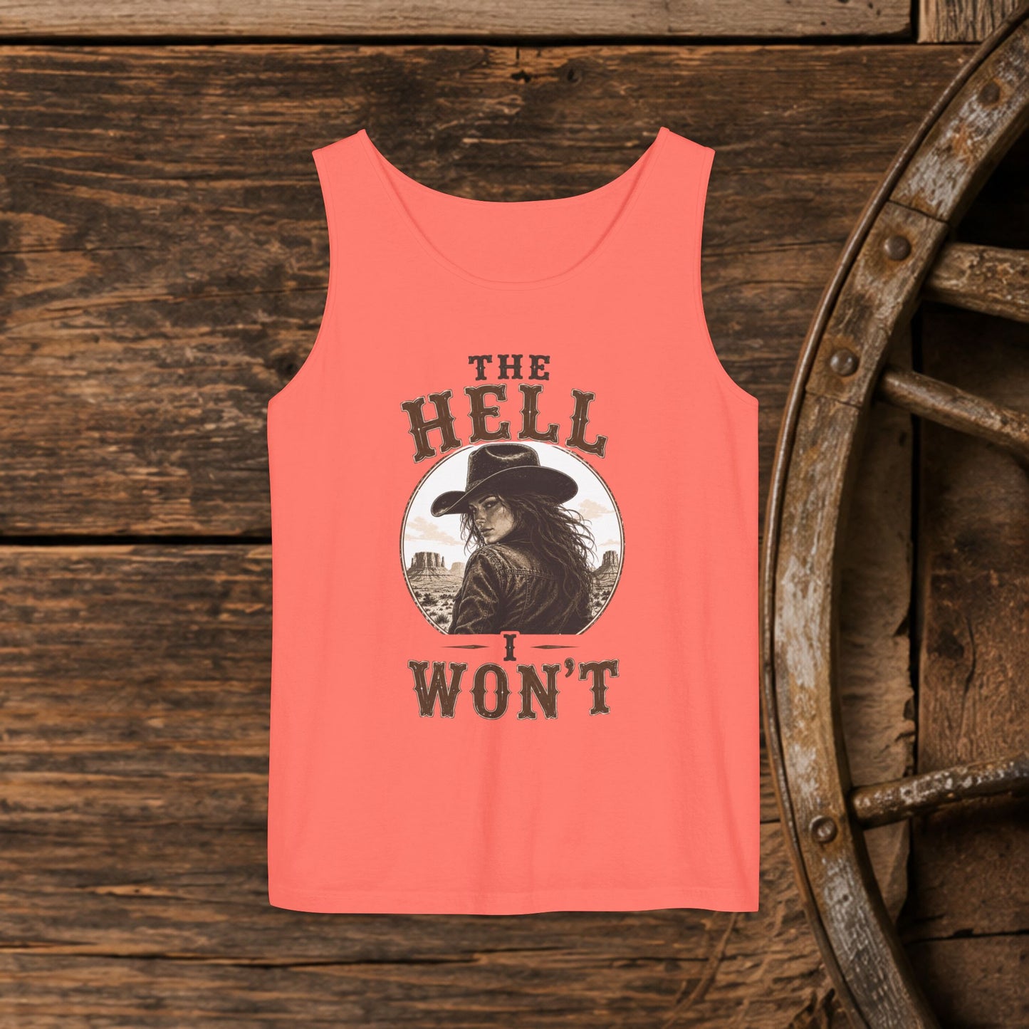 Hell I Won't   Adult Unisex Tank Top