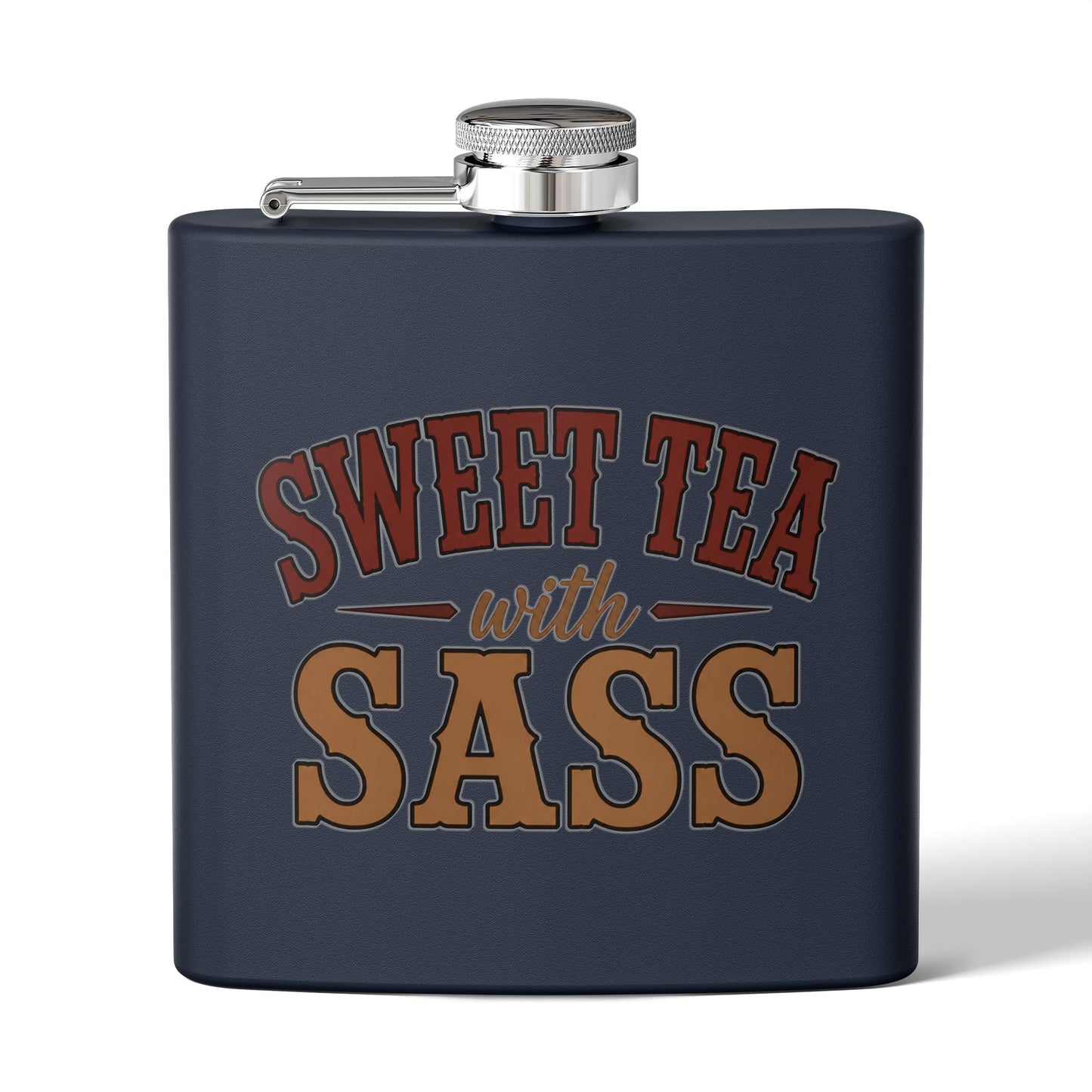 Sweet Tea Sass  Stainless Steel Flask, 6oz