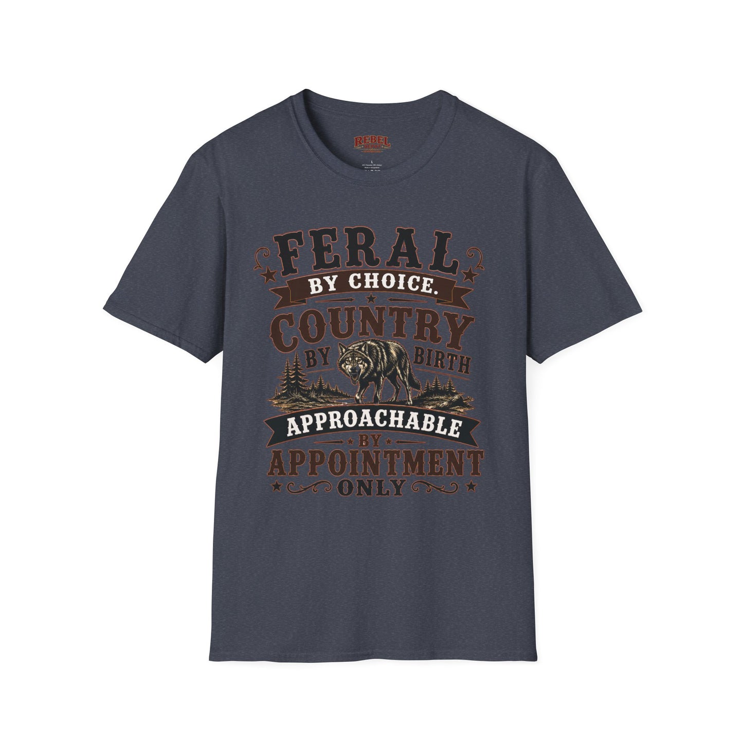Feral By Choice  Adult Size T-Shirt