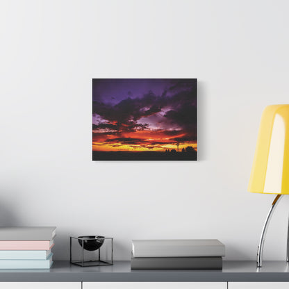 Ranch Sunset Matte Canvas Art