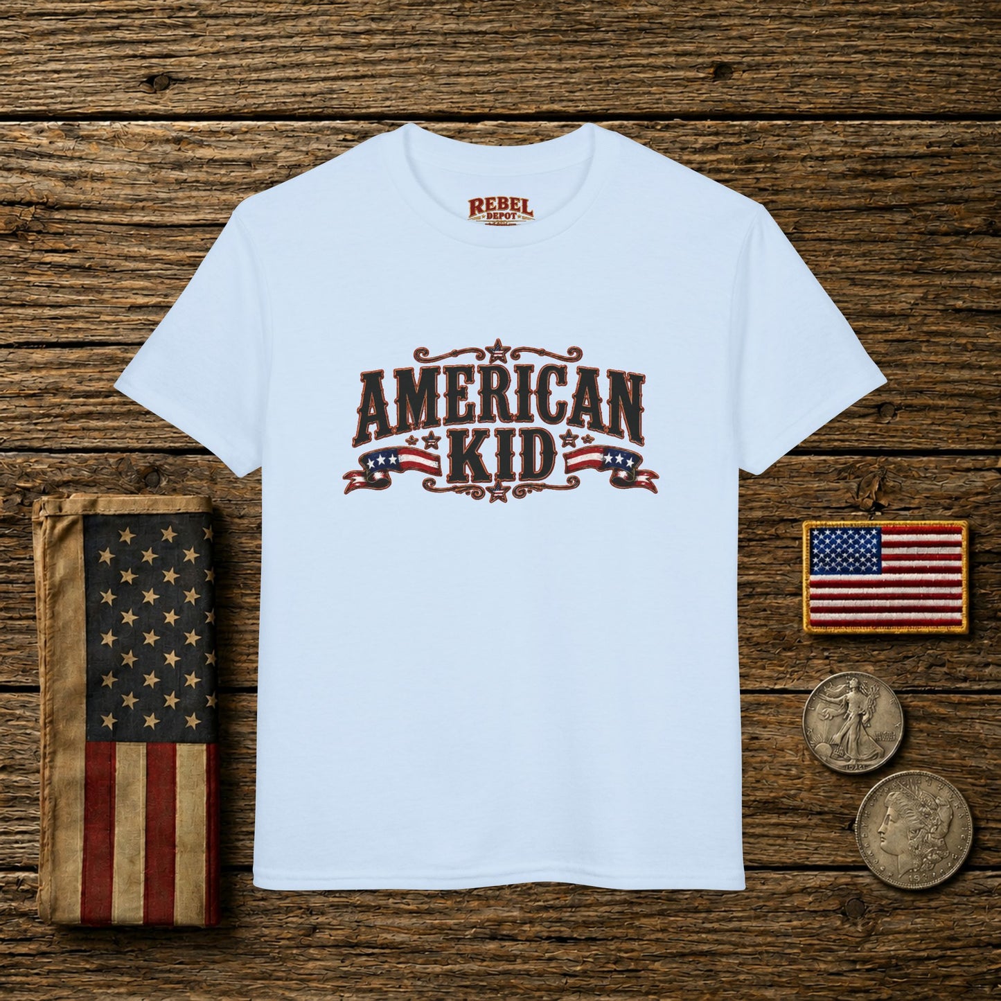 American Kid Patriot  Youth T-Shirt